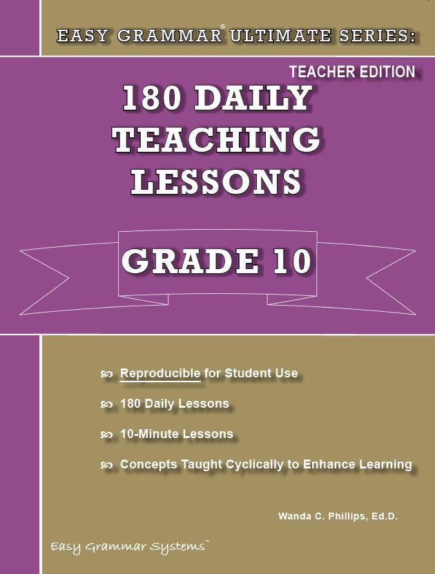 Easy Grammar Ultimate Series: Grade 10 - Teacher Edition