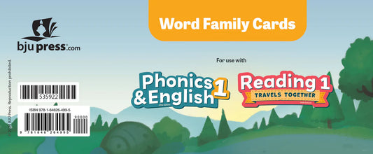 Word Family Cards