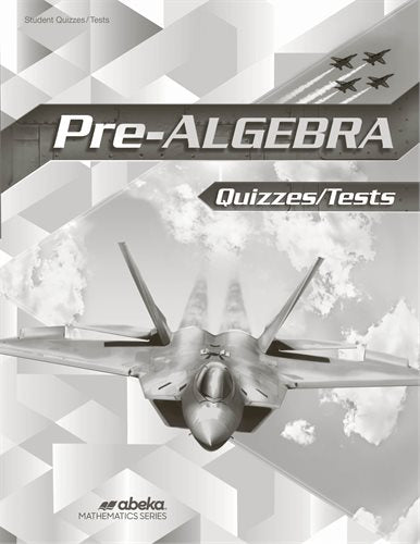 Pre-Algebra - Quiz/Test (4th ed)