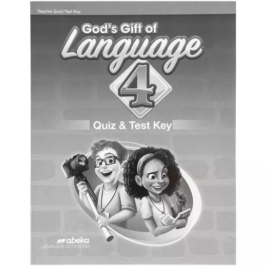 Gods Gift Language Arts 4 - Test Key