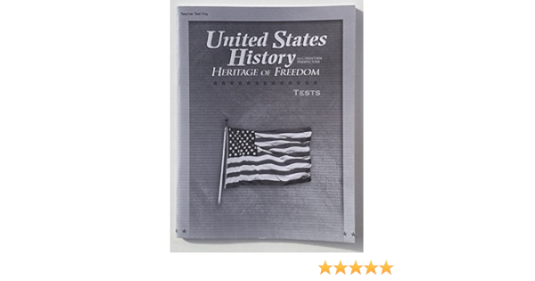 United States History - Heritage of Freedom (3rd ed) Test Key