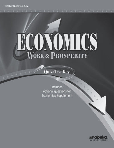 Economics Work and Prosperity Quiz & Test Key