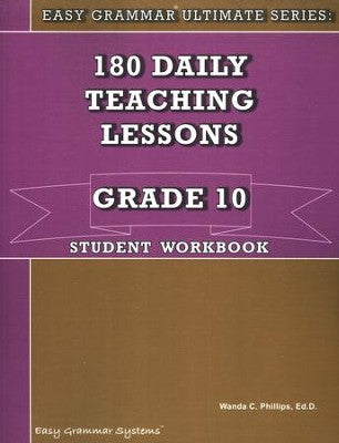 Easy Grammar Ultimate Grade 10 - 180 Daily Teaching Lessons