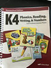 K4 Phonics Reading, Writing & Numbers Curriculum
