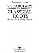 Vocabulary from Classical Roots A - Answer key