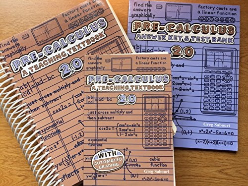 Pre-Calculus 2.0 - set of 3