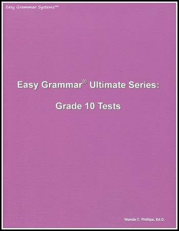 Easy Grammar Ultimate Grade 10 - Tests