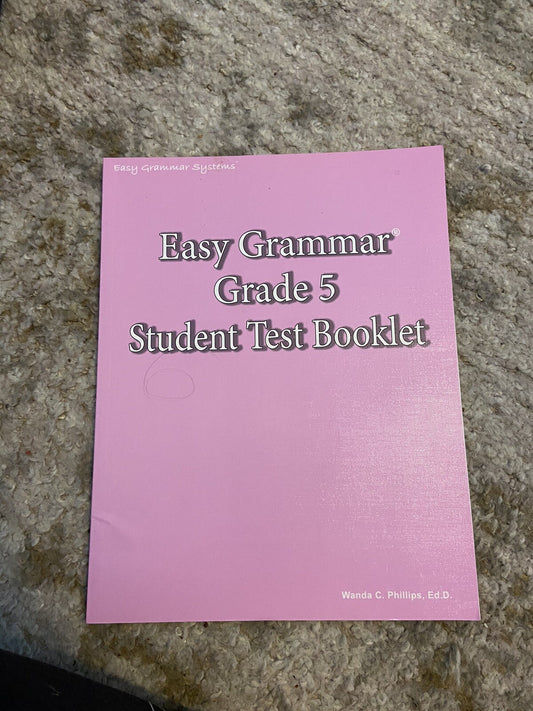 Easy Grammar 5 - Test Booklet
