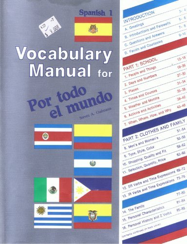 Por Todo el Mundo - Vocabulary Manual