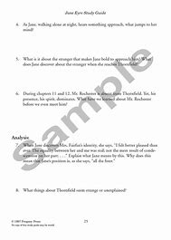 Jane Eyre - study guide