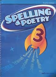 Spelling and Poetry 3 - Teacher Edition