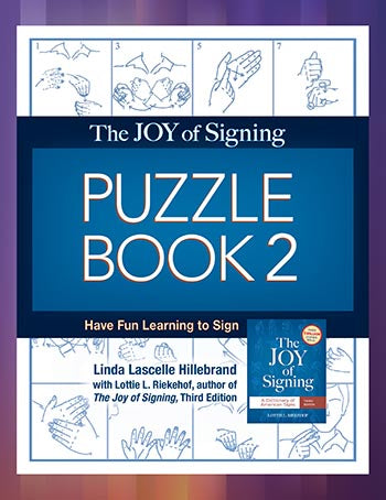 Joy of Signing - Puzzle Book - set of 2