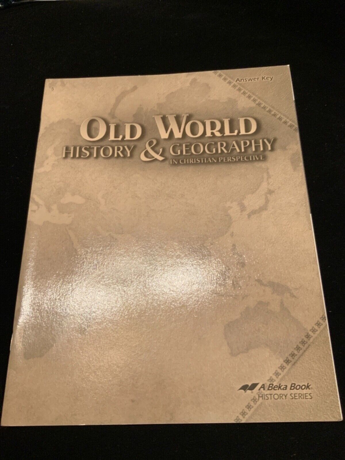 Old World History and Geography - Answer Key