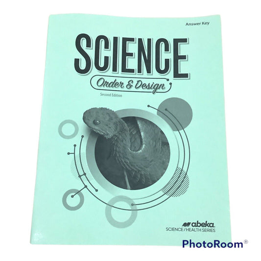 Science Order and Design (2nd. Ed.) - Answer Key