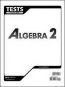 Algebra 2 (2nd ed.) - Tests