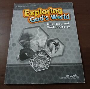 Exploring God's World 3 (4th ed) - Test/Quiz Key