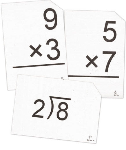 Multiplication and Division Flash Cards