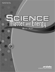 Science Matter and Energy (1st ed.)- Quiz Key