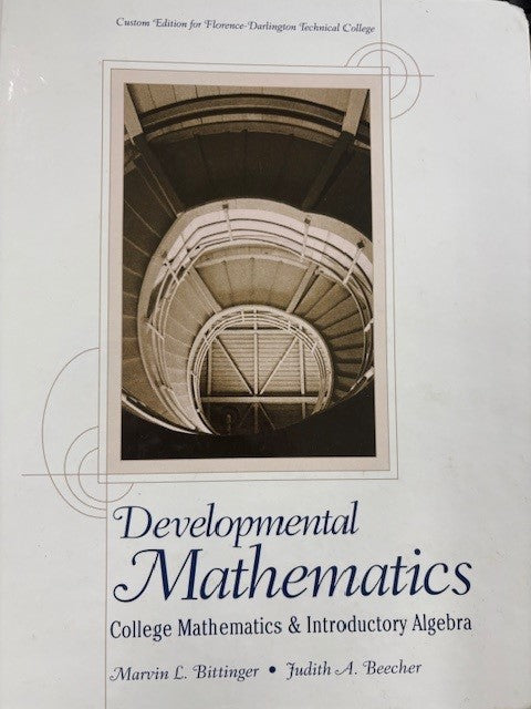 Developmental Mathematics - FDTC College Math & Into Algebra (8th ed)