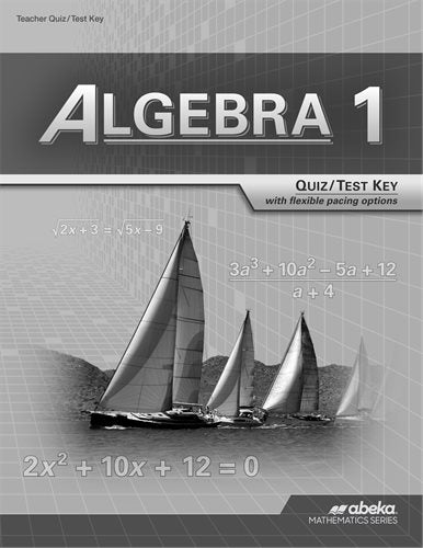 Algebra 1  - Tests/Quizzes Key