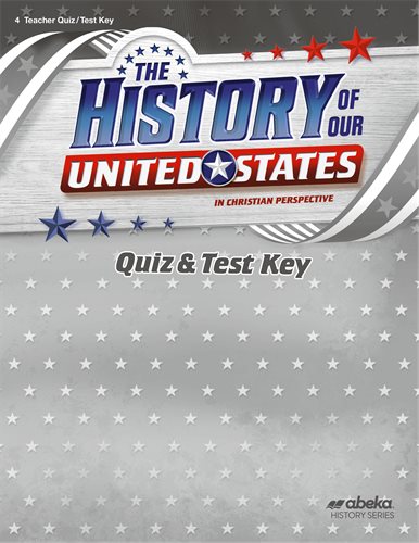 The History of Our United States (5th ed) - Test/Quiz Key