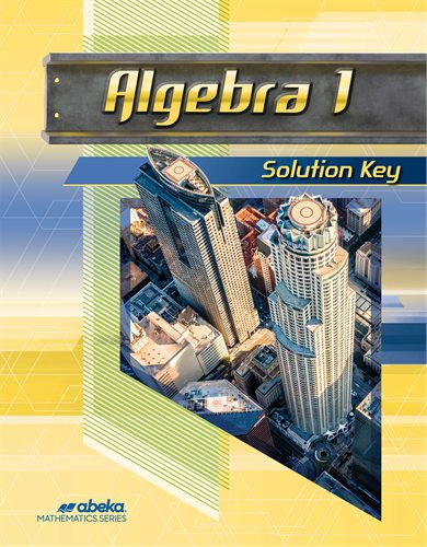 Algebra 1 (2nd. ed.) - Solution Key