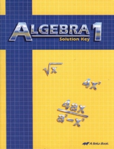 Algebra 1 (2nd. ed.) - Solution Key