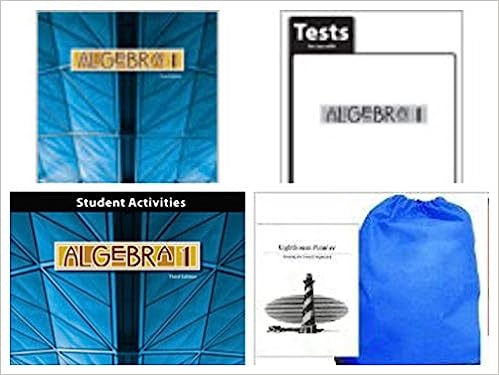 Algebra 1 - Set of 3 (3rd ed)