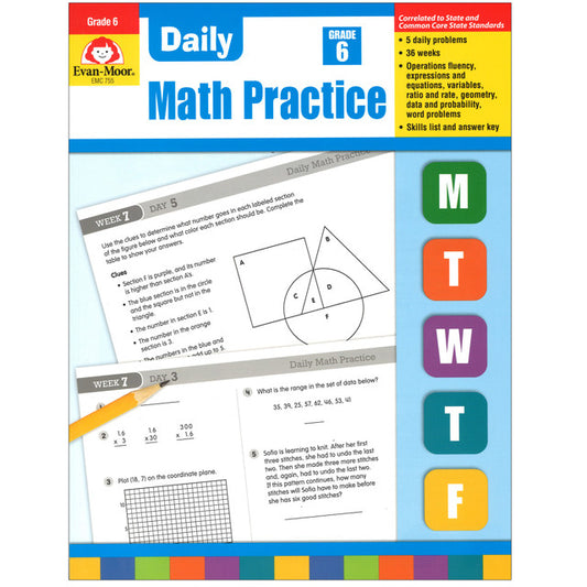 Daily Math Practice grade 6