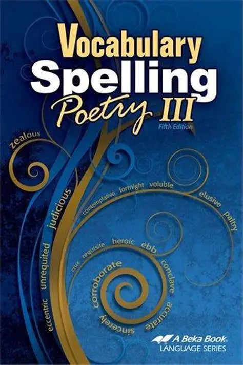 Vocabulary Spelling Poetry III