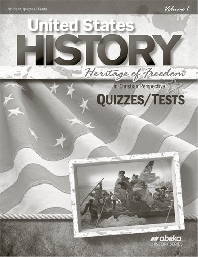 US History, Heritage of Freedom (5th ed) - Volume 1 Tests/Quizzes