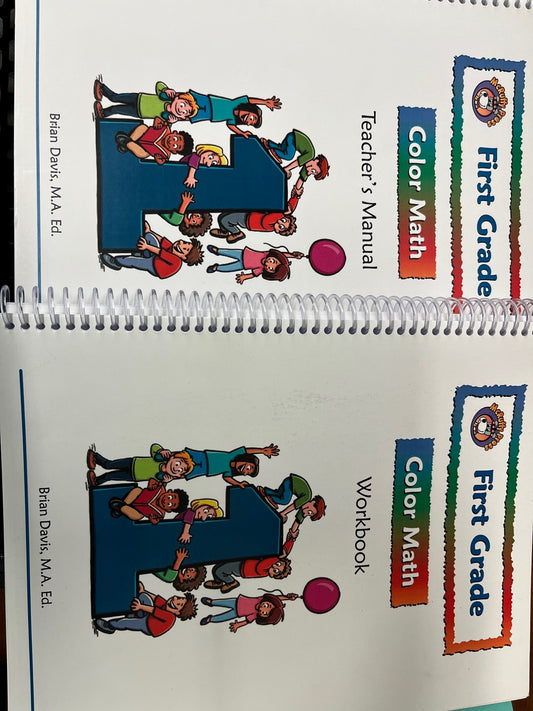 First Grade Color Math - Set of 2