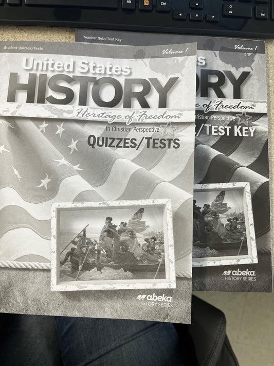 United States History Heritage of Freedom (4th ed) - Volume 2 Quiz/Test Book and Key