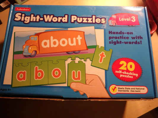 Sight-Word Puzzles - Level 3