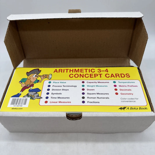 Arithmetic 3 - 4 Concept Cards