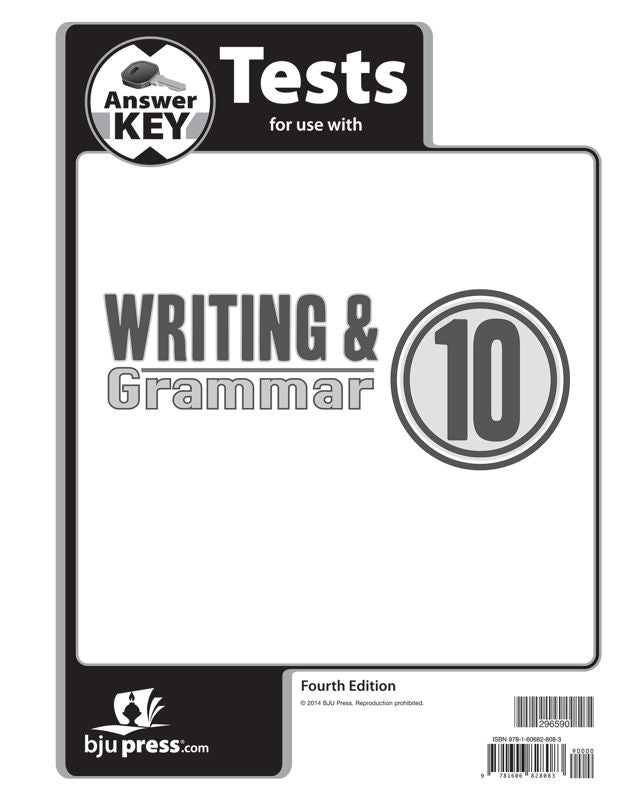 Writing and Grammar 10 (4th ed) - Test and Test Key