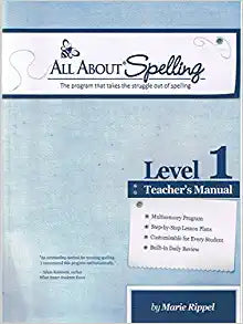 All About Spelling Level 1 - Teacher's Manual