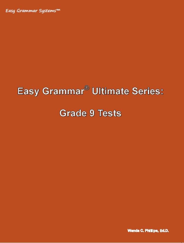 Easy Grammar Ultimate Grade 9 - Tests