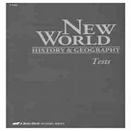 New World History and Geography (4th. Ed) - Tests