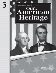 Our American Heritage - Test/Quiz Key